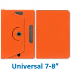 Capa Universal Giratória Tablet 7-8" Polegadas - Laranja